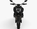 Ducati Diavel 1260 2019 3D模型 正面图