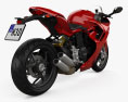 Ducati SuperSport 950 2024 3D-Modell Rückansicht