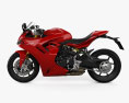 Ducati SuperSport 950 2024 3D-Modell Seitenansicht