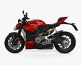 Ducati Streetfighter V2 2024 3D-Modell Seitenansicht