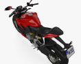 Ducati Streetfighter V2 2024 3D-Modell Draufsicht