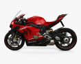 Ducati Superleggera V4 2024 3D-Modell Seitenansicht