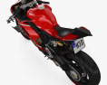Ducati Superleggera V4 2024 Modello 3D vista dall'alto