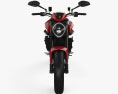 Ducati Monster Plus 2024 Modèle 3d vue frontale