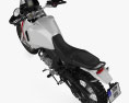 Ducati Desert X 2024 3D-Modell Draufsicht