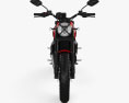 Ducati Scrambler Full Throttle 2023 3D-Modell Vorderansicht