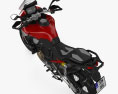 Ducati Multistrada V4 Rally 2024 Modello 3D vista dall'alto