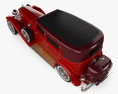 Duesenberg Model J Willoughby Лимузин 1934 3D модель top view