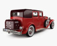 Duesenberg Model J Willoughby Limousine with HQ interior and engine 1934 3d model back view