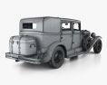Duesenberg Model J Willoughby Limousine with HQ interior and engine 1934 3d model