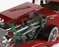 Duesenberg Model J Willoughby 加长轿车 带内饰 和发动机 1934 3D模型 正面图