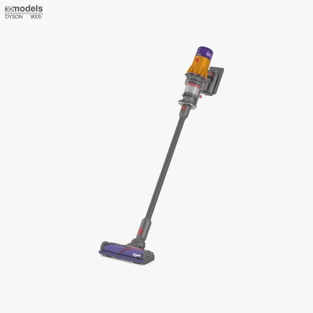 Dyson V12 Vacuum Cleaner 3D 모델 
