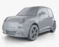 E.GO Life 2020 3D-Modell clay render
