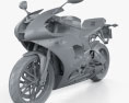 EBR 1190RX 2014 3Dモデル clay render