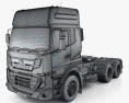 Eicher Pro 8049 Heavy Duty Tractor Truck 2017 3d model wire render