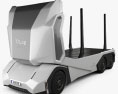 Einride T-log Log Truck 2021 3D 모델 