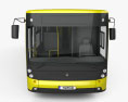 Electron A185 bus 2014 3d model front view