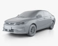 Emgrand GL 2024 3D 모델  clay render