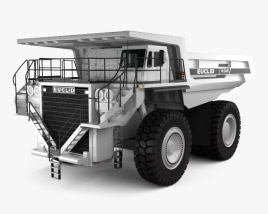 3D model of Euclid R260 Dump Truck 2000
