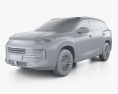 Exeed TXL 2021 Modello 3D clay render