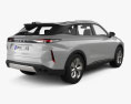 Exeed Yaoguang C-DM 2024 3D 모델  back view