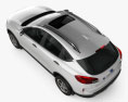 FAW Besturn X80 SUV 3D模型 顶视图