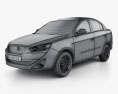 FAW Oley 轿车 2017 3D模型 wire render