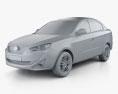 FAW Oley 轿车 2017 3D模型 clay render