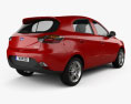 FAW Oley 5 puertas hatchback 2017 Modelo 3D vista trasera