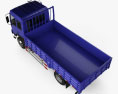 FAW J5K Flatbed Truck 2015 3d model top view