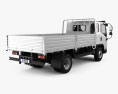 FAW Tiger Flatbed Truck 2018 3d model back view