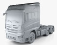 FAW J7 트랙터 트럭 2021 3D 모델  clay render