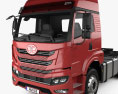 FAW Jiefang HAN V 트랙터 트럭 3축 2024 3D 모델 