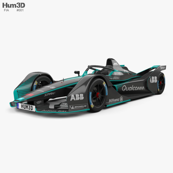 FIA Gen2 Formula E 2019 3D model