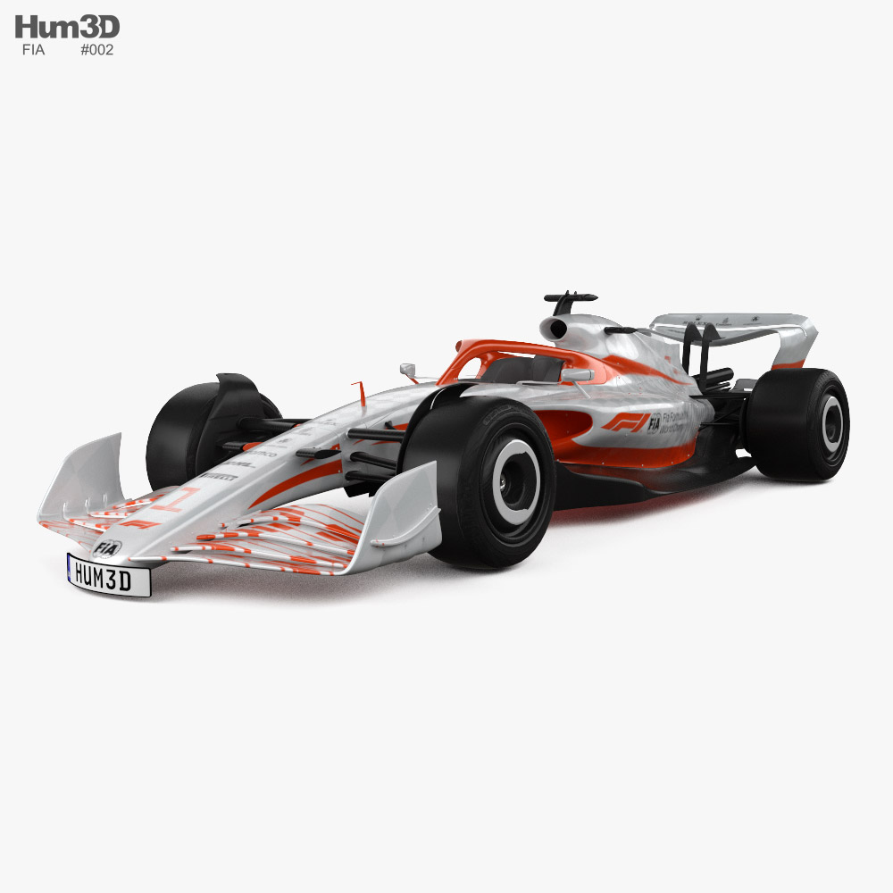 FIA F1 Car 2024 3D model