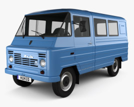FSC Zuk (A07) Van 1975 3d model