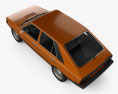 FSO Polonez 1978 3D 모델  top view