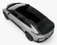 Faraday Future FF91 2017 3d model top view