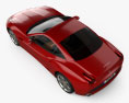 Ferrari California 2009 3D模型 顶视图