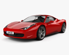 3D model of Ferrari 458 Italia 2011