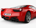Ferrari 458 Italia 2011 3D 모델 