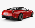 Ferrari 599 GTO 2011 3D 모델  back view