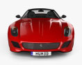 Ferrari 599 GTO 2011 Modelo 3D vista frontal