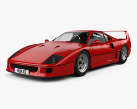 Ferrari F40 1987 3D model