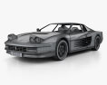 Ferrari Testarossa 1986 3D модель wire render