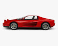 Ferrari Testarossa 1986 3D-Modell Seitenansicht