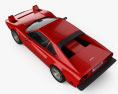 Ferrari 308 GTB / GTS 1975 3D模型 顶视图
