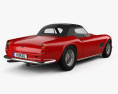 Ferrari 250 GT California Spider 1958 3D模型 后视图