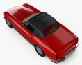 Ferrari 250 GT California Spider 1958 3D模型 顶视图
