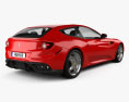Ferrari FF 2011 3Dモデル 後ろ姿